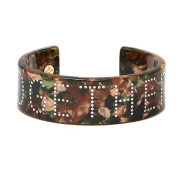 India Hicks camo and crystal bracelet